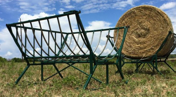 Lometa Cradle Round Bale Feeder For Sale