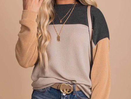 Reagan Color Block Sweater Discount