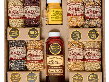 Amish Country Popcorn - Open 4oz. Variety Gift Box For Discount