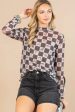 Avery Gabby Checkers Mesh Top Cheap