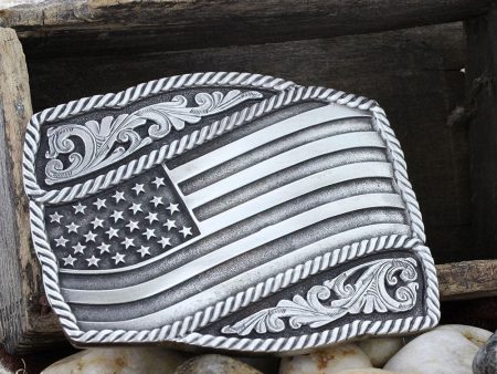 Montana Silversmith Waving Flag Buckle Cheap