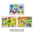 Animal Puzzles - Chunky Pieces 6 piece Puzzles Supply