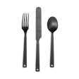 Barebones - Matte Black Flatware Set Sale