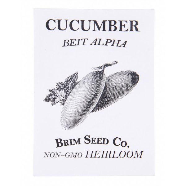 Brim Seed Co. - Beit Alpha Cucumber Heirloom Seed on Sale