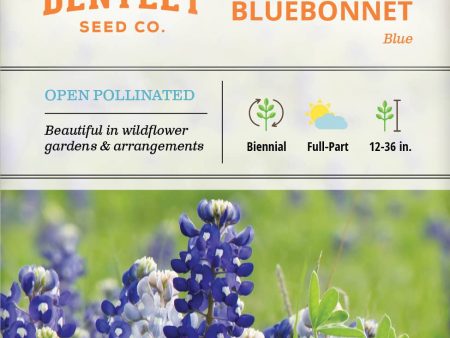 Bentley Seed Co. - Texas Bluebonnet Lupinus Texensis Online Hot Sale