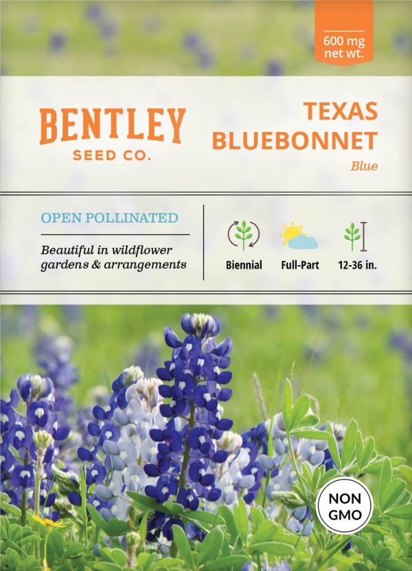 Bentley Seed Co. - Texas Bluebonnet Lupinus Texensis Online Hot Sale