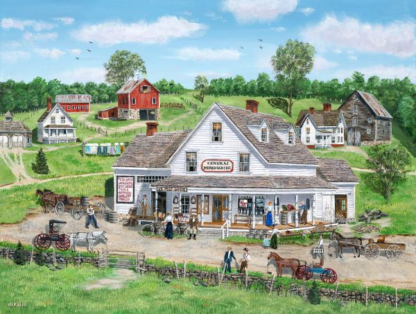 1118 Rural Commerce 500 pc Puzzle Online