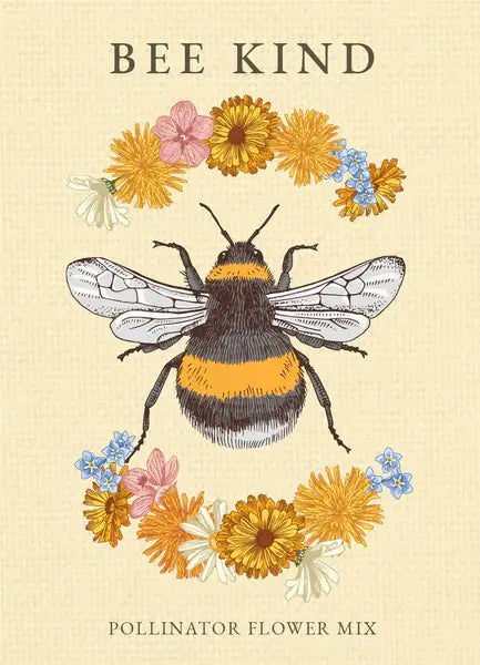 Bentley Seed Co. - Bee Kind Pollinator Wildflower Mix Seed Packets Sale