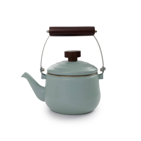 Barebones - Enamel Mint Teapot Online Hot Sale