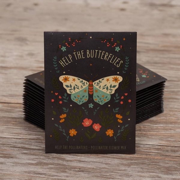 Bentley Seed Co. - Help Butterflies Help Pollinators Wildflower Seed Packets For Cheap