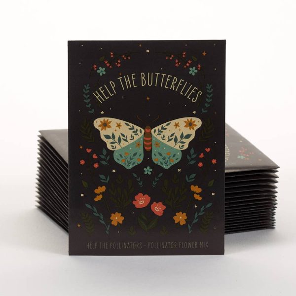 Bentley Seed Co. - Help Butterflies Help Pollinators Wildflower Seed Packets For Cheap