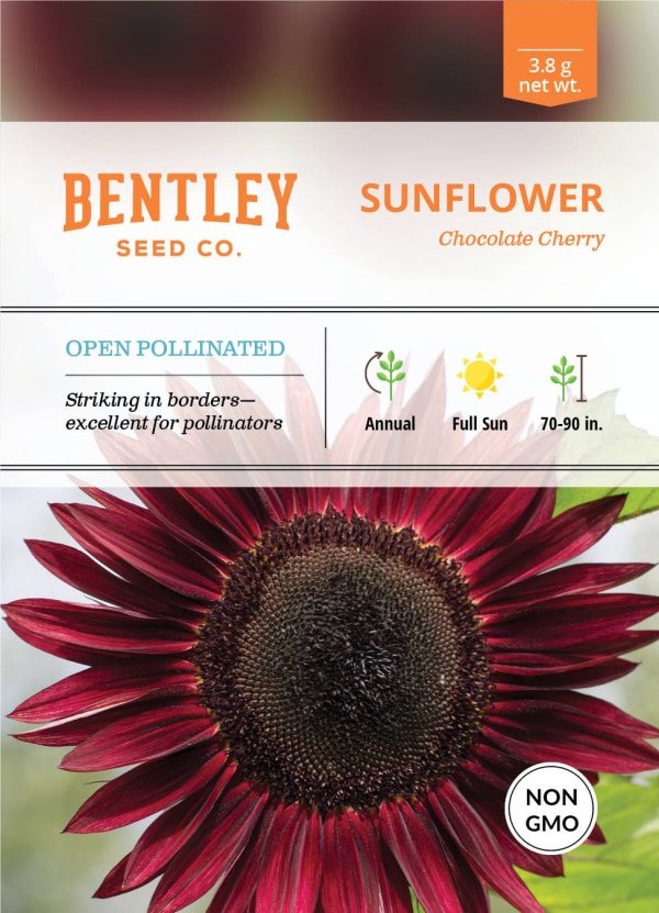 Bentley Seed Co. - Sunflower Chocolate Cherry Seed Packets Fashion