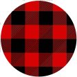 AL Black & Red Buffalo Plaid Cheap